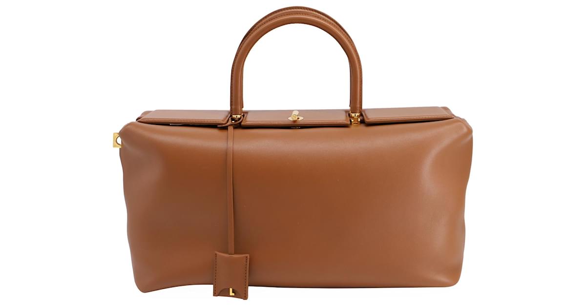 Tom Ford India Sac Cartable Poign E Sup Rieure En Cuir Marron Ref Joli Closet