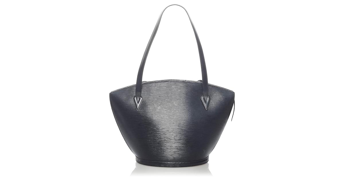 Louis Vuitton Black Epi Saint Jacques GM Short Strap Leather ref.119843 -  Joli Closet
