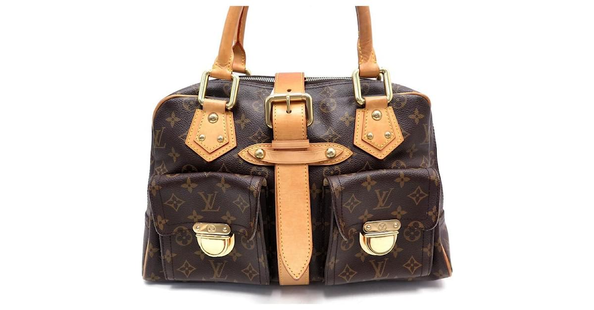 LOUIS VUITTON MANHATTAN GM M HANDBAG40025 MONOGRAM CANVAS LEATHER HAND BAG  Brown ref.549709 - Joli Closet