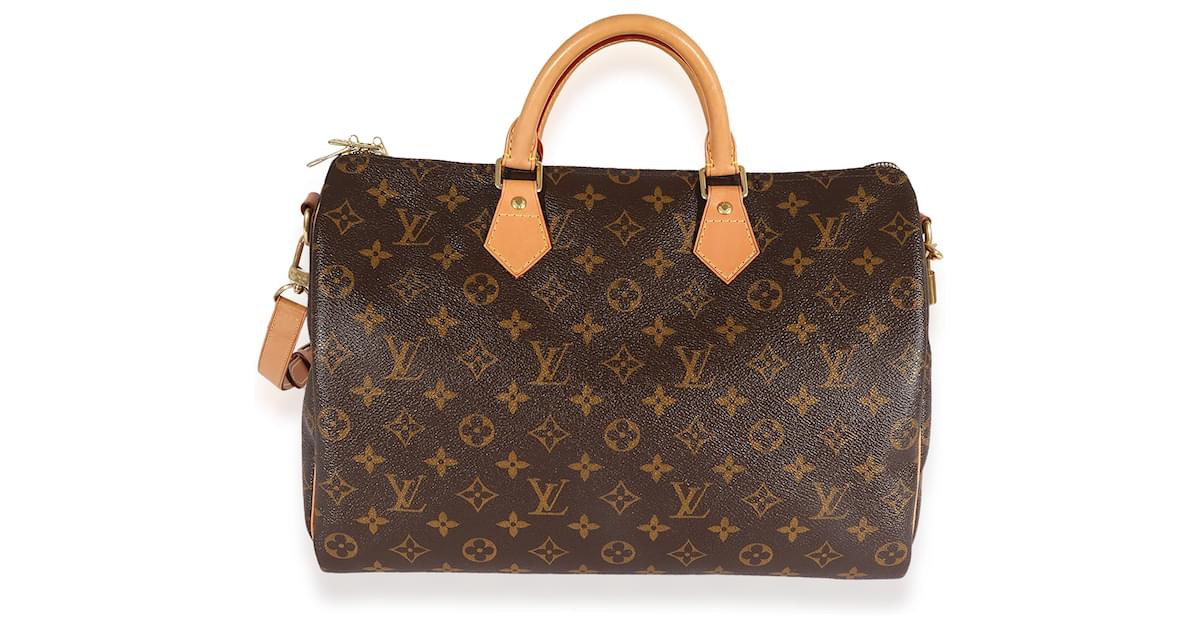 Louis Vuitton Speedy Bandouliere Monogram 35 Brown