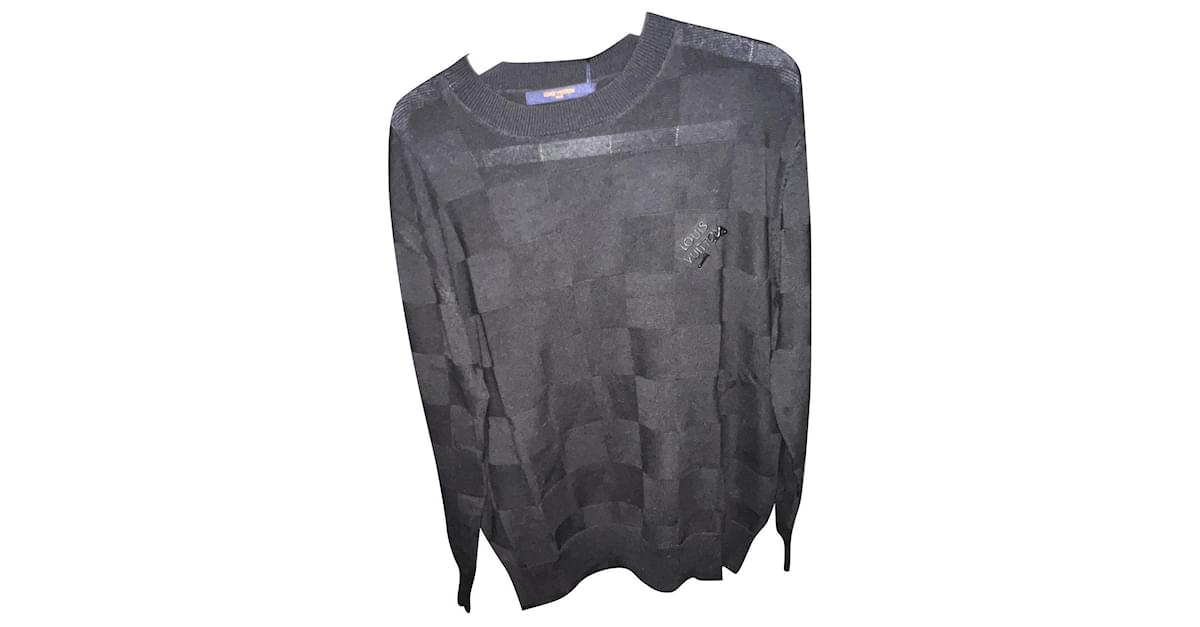 Louis Vuitton Crewneck Black Deerskin ref.660901 - Joli Closet