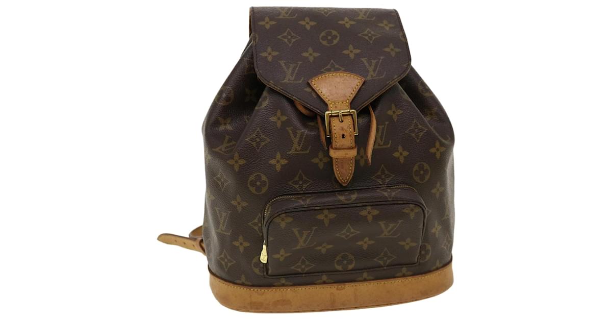 Auth LOUIS VUITTON Montsouris MM M51136 Monogram SP0997 Backpack Monogram  Canvas 