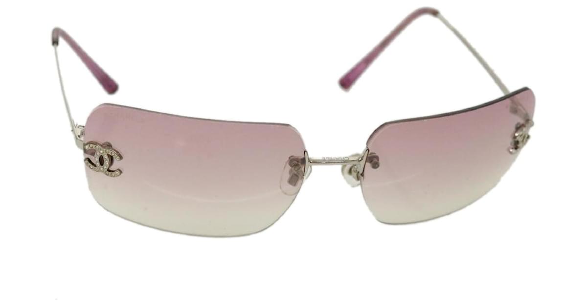 Chanel 4017 Sunglasses Pink CC Auth am3141 Plastic ref.661466 - Joli Closet