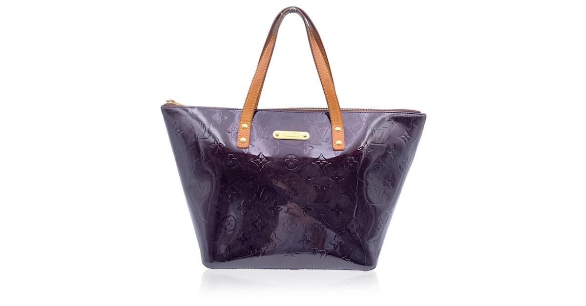 Louis Vuitton Vintage - Vernis Bellevue PM - Purple Light Brown - Vernis  Leather Tote Bag - Luxury High Quality - Avvenice