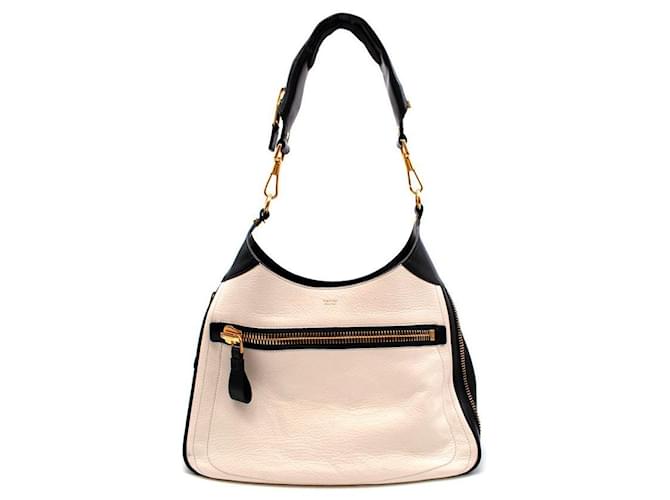 Sac bandoulière natalia en cuir Tom Ford Argenté en Cuir - 21223132