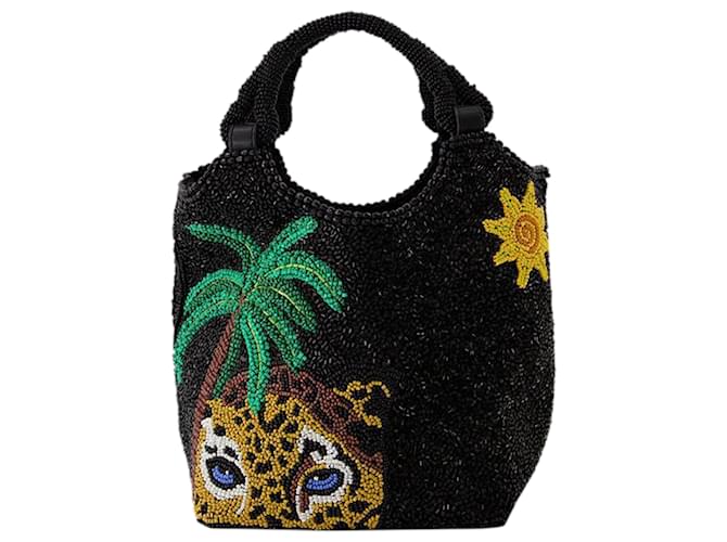 Staud Sac cabas perlé Multicolore Joli Closet