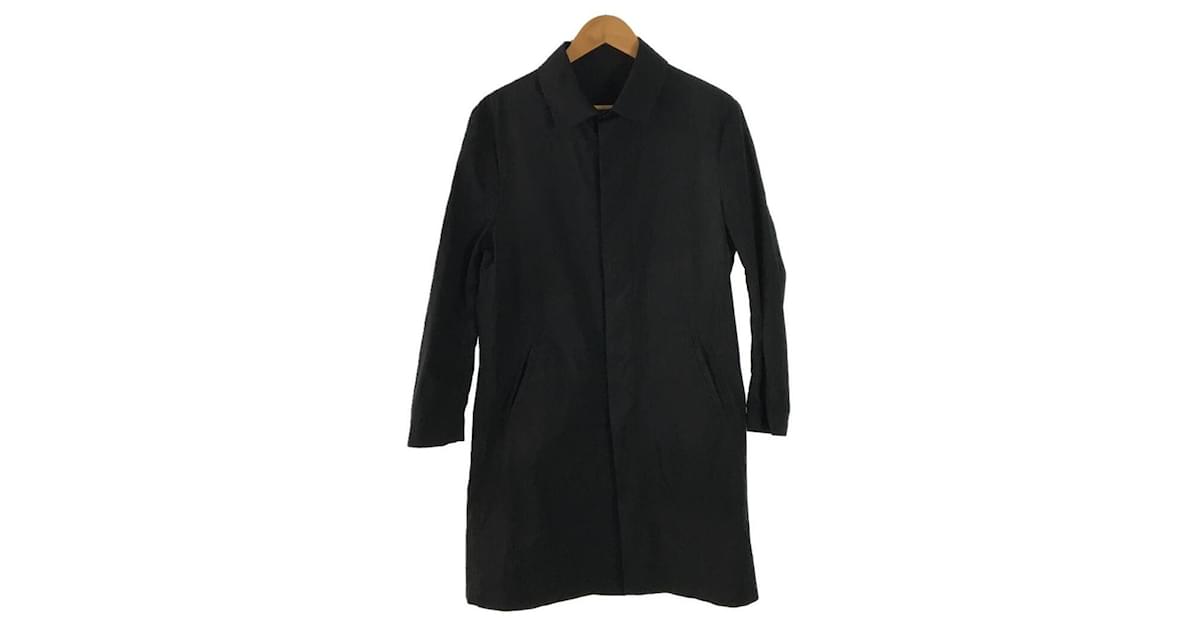 **Acne Studios (Acne) SS14/STEN NYLON/Sten Collar Coat/44/Polyester/BLK  Black ref.669686 - Joli Closet