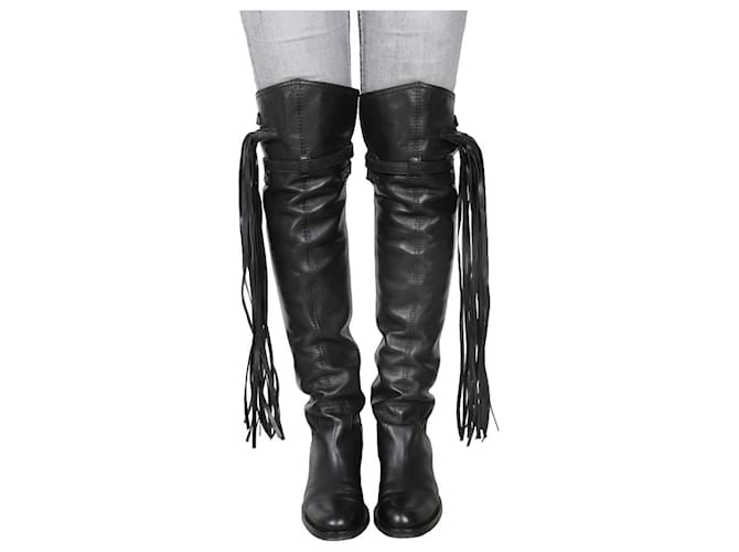 Gucci Boots Black Leather Joli Closet