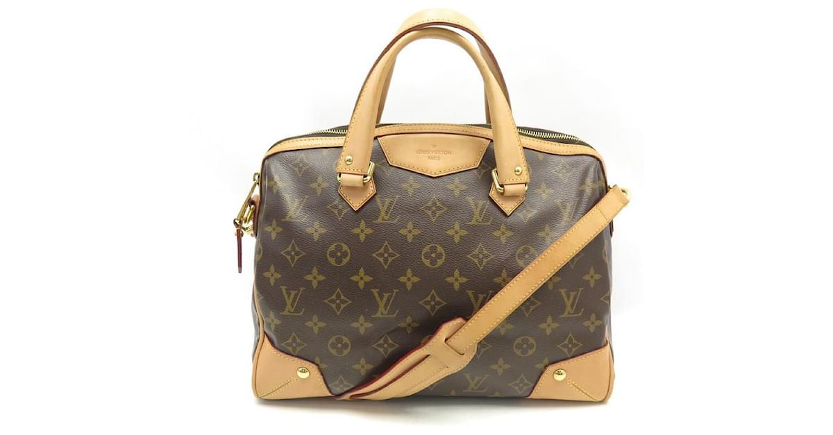 Buy Louis Vuitton Retiro Handbag Monogram Canvas GM Brown 996701