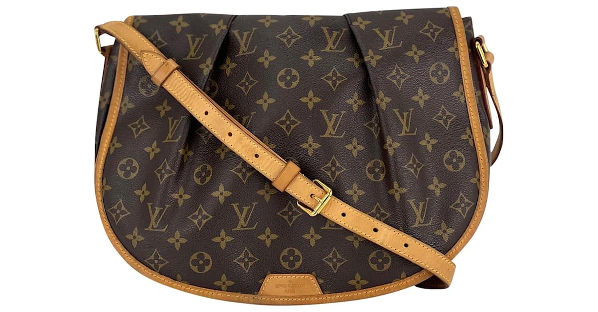 LOUIS VUITTON Menilmontant MM Monogram Canvas Crossbody Bag-US