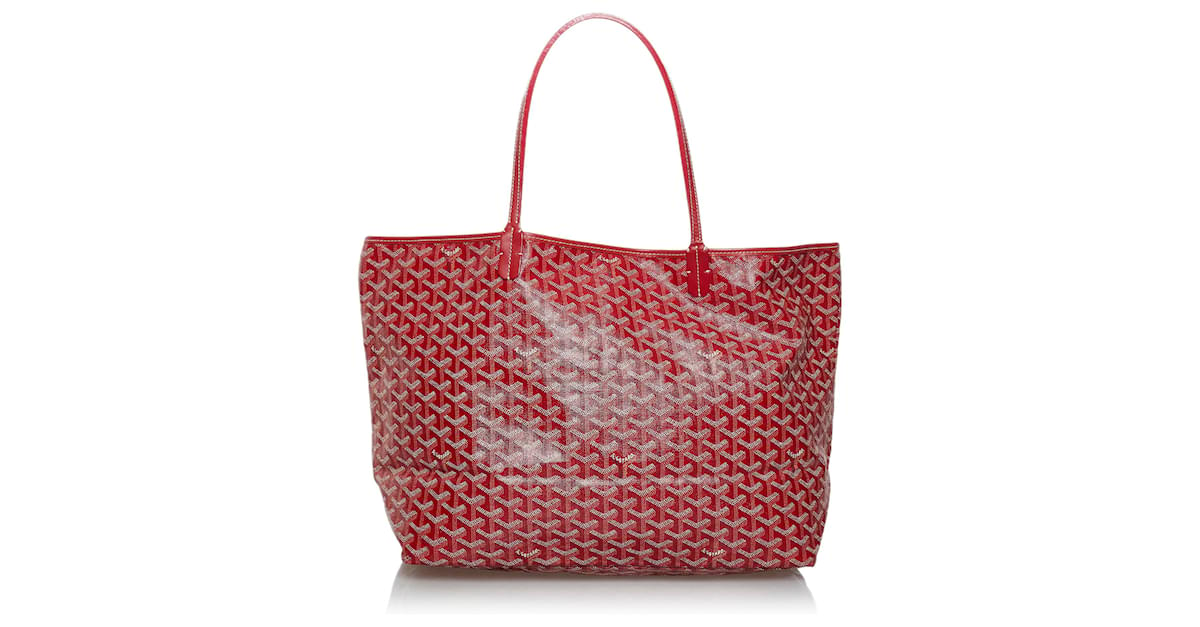 Goyard Red Goyardine Saint Louis GM Cloth Cloth ref.677276 - Joli