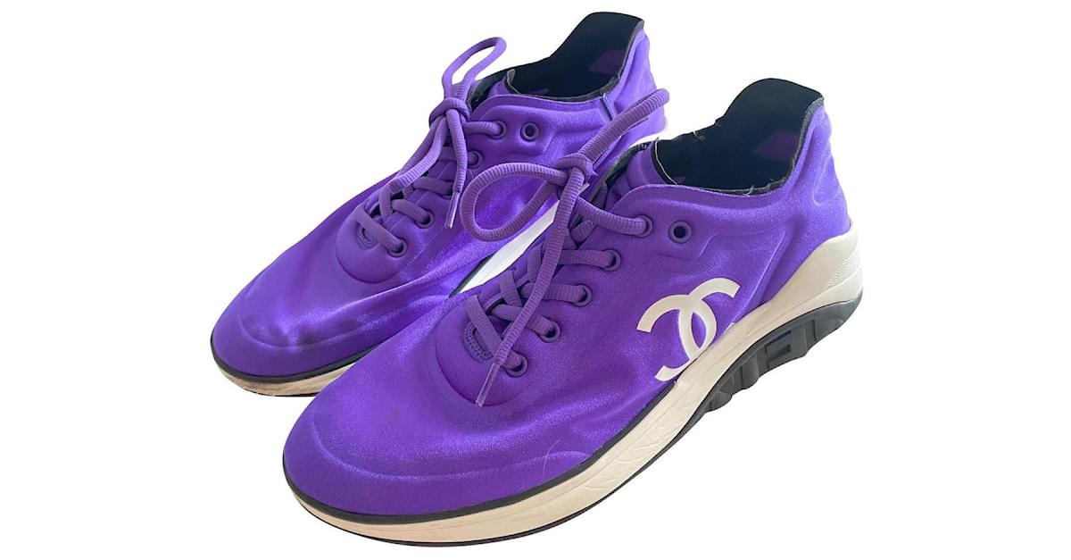 Chanel sneakers discount purple