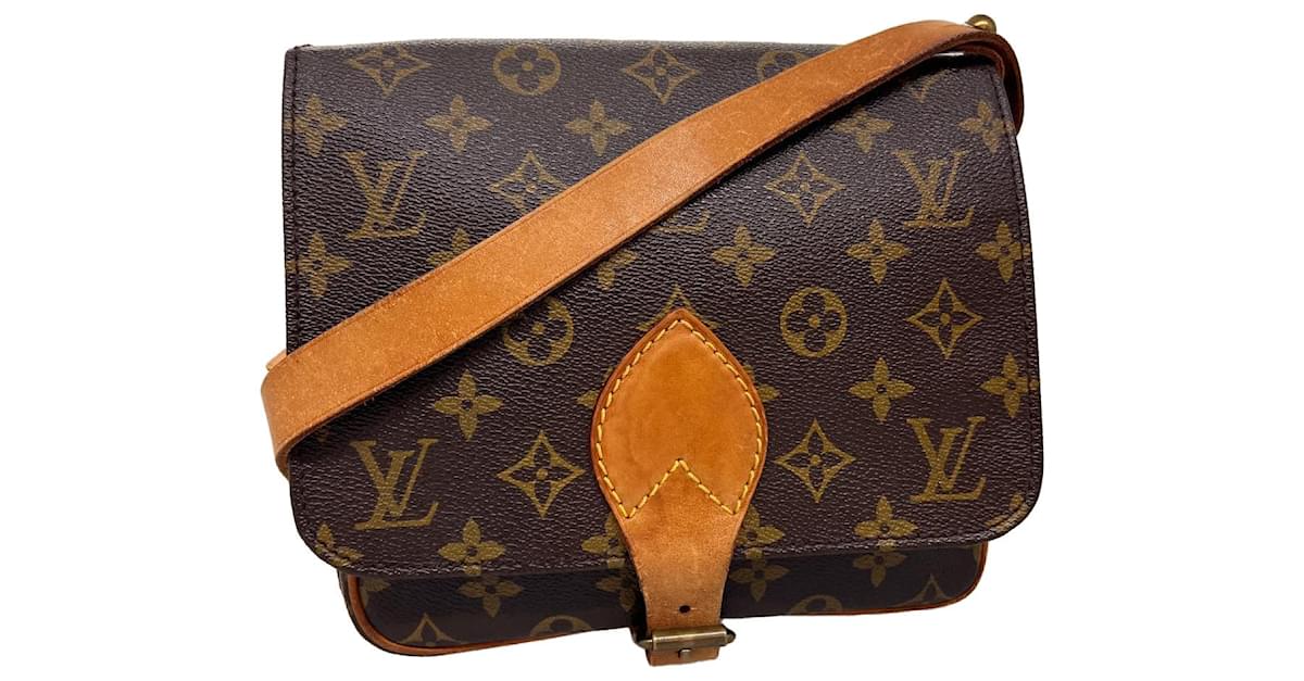 Auth LOUIS VUITTON Cartouchiere MM M51253 Monogram 881SL Shoulder Bag