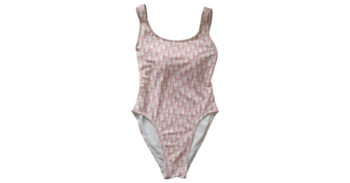 One-piece swimsuit Dior Pink size 36 FR in Polyester - 30481127