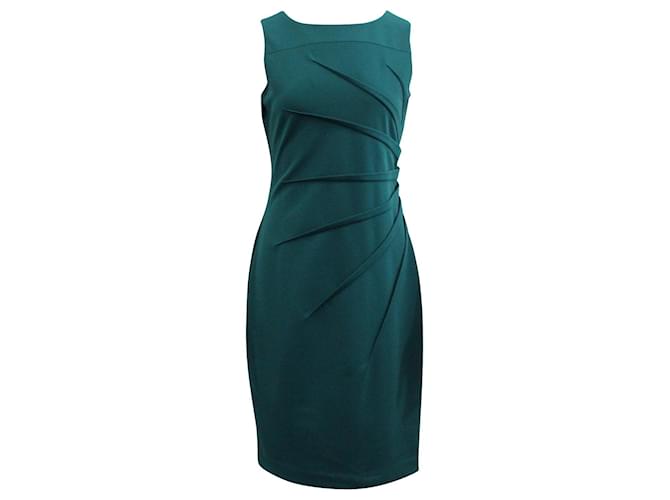 calvin klein green sleeveless dress Calvin Klein Green Sleeveless Button Down Dress