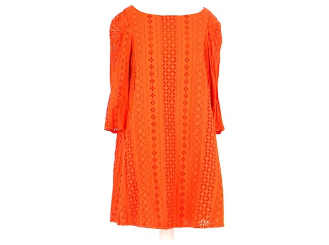 Claudie Pierlot Robe Coton Corail Joli Closet
