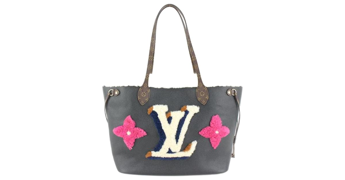 Louis Vuitton 2020 Shearling Monogram Teddy Neverfull MM - Black Totes,  Handbags - LOU813760