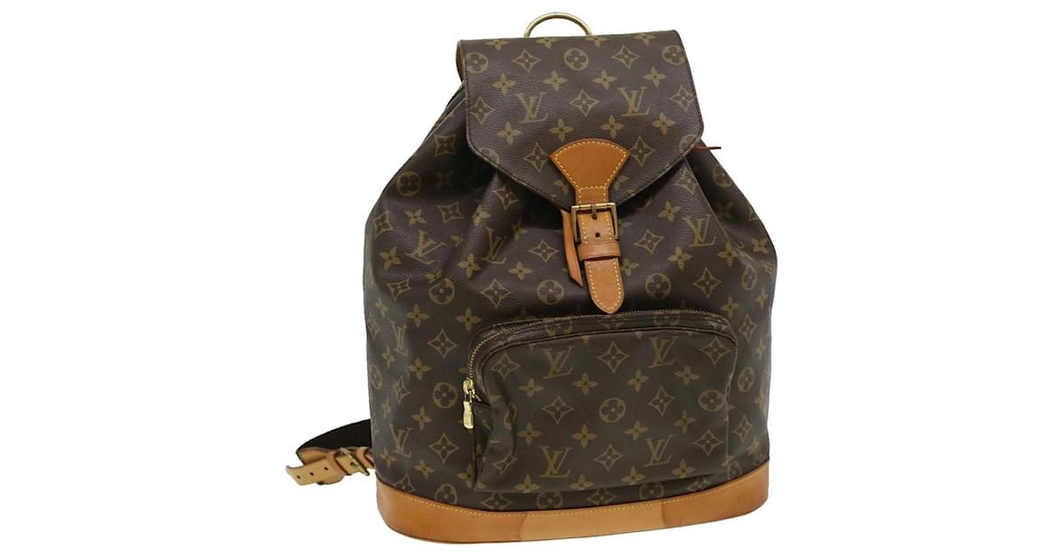 LOUIS VUITTON Monogram Montsouris GM Backpack M51135 LV Auth ki2305 Cloth  ref.683962 - Joli Closet