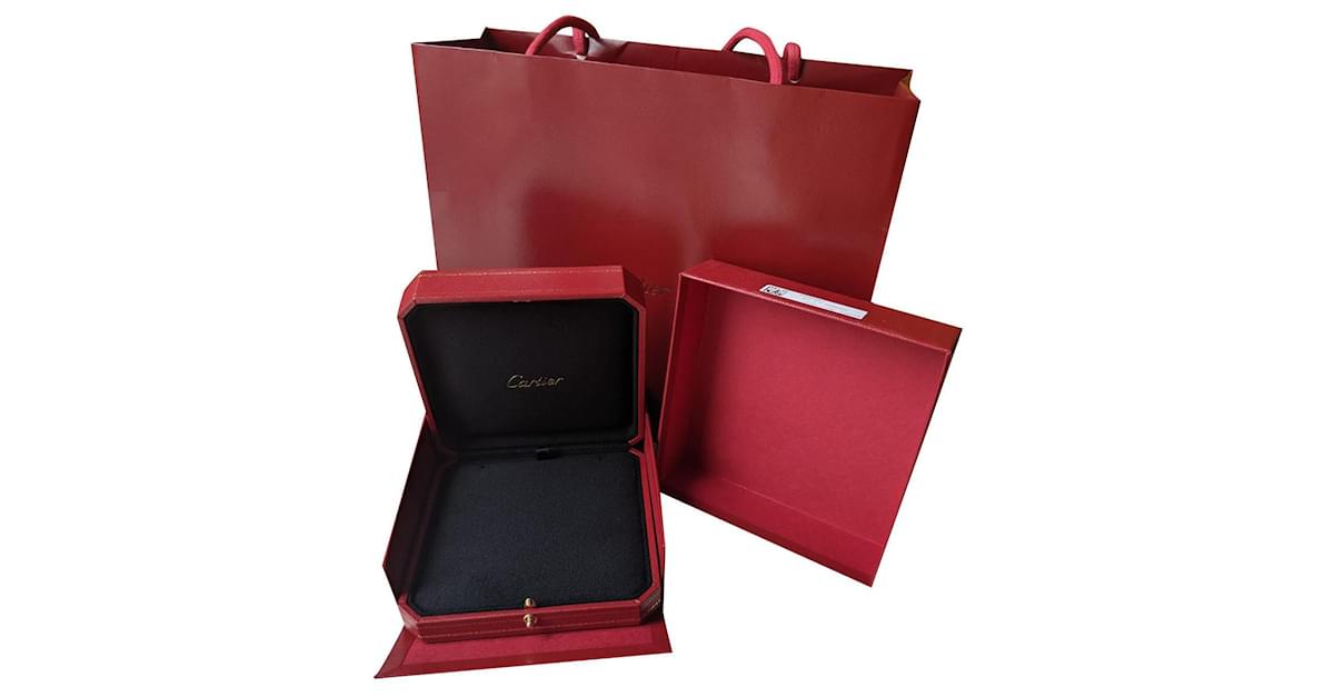 Cartier necklace Empty popular Box and gift bag