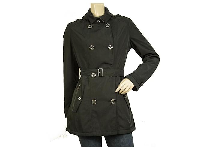 Breasted Belted Trench Jacket Coat 