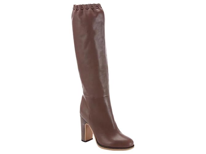 See by Chloe Boots Brown Leather ref.687278 Joli Closet