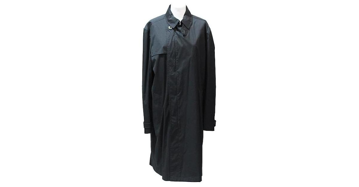 Louis Vuitton Men Coats Outerwear Black Cotton ref.688368 - Joli