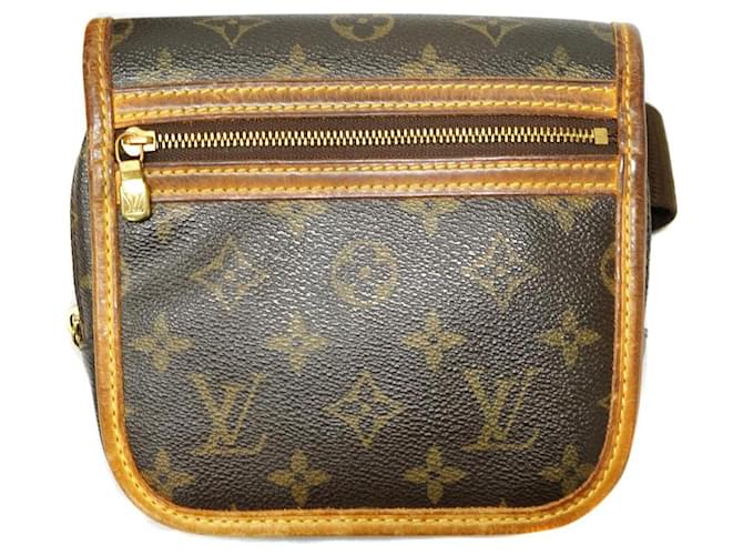 LOUIS VUITTON Body bag Sac banane Cuir Marron ref.690524 - Joli Closet