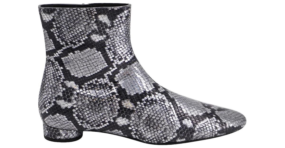 Balenciaga snakeskin boots best sale