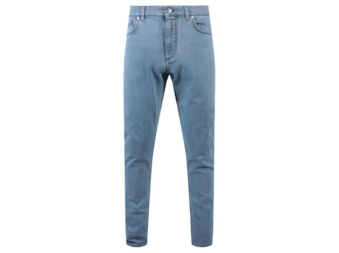 【関税・送料込み】BURBERRY JEANS BLUE COTTON DENIM JEANS Burberry Jeans Blue Mens Burberry