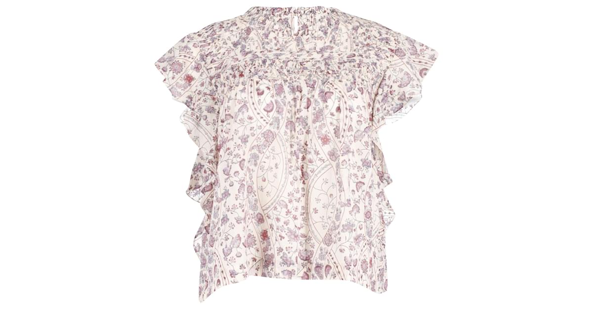 Isabel Marant Etoile Jelby floral outlet blouse