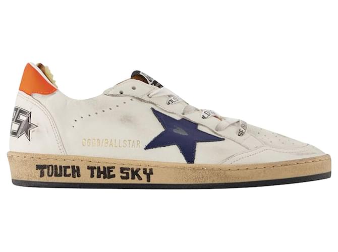 Golden Goose Deluxe Brand Ball Star Sneakers in White