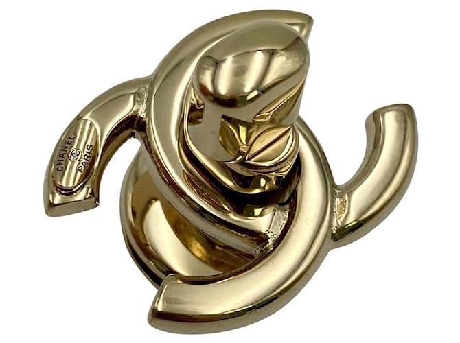 CHANEL CC gold turnlock clasp Golden Metal ref.JC699721 (Sold