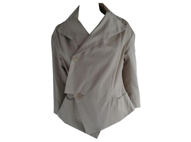 Chemise Asymétrique Yohji Yamamoto Taille 36 - Coton Blanc - Occasion Très Bon état