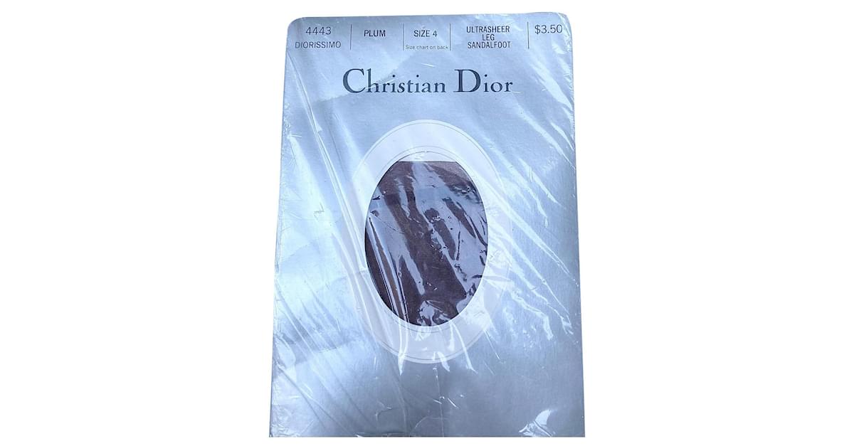 Christian Dior Diorissimo new vintage tights Brown Nylon ref.700035 - Joli  Closet