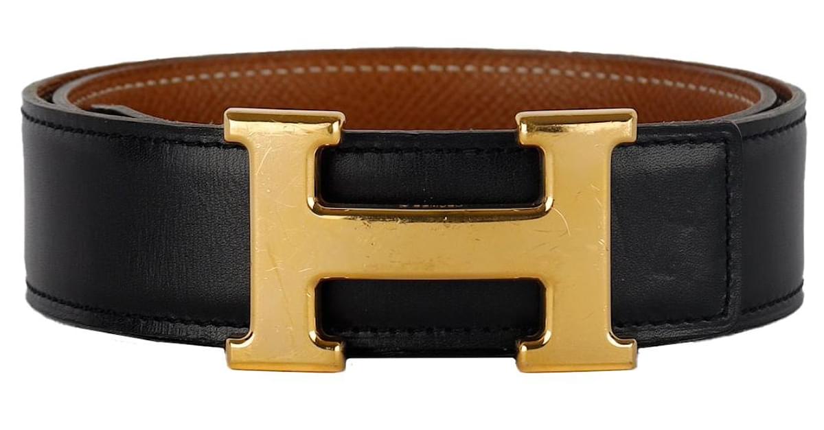 Hermès Leather belt Golden ref.703540 - Joli Closet