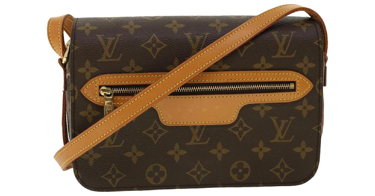 Louis Vuitton Monogram Saint Germain 24 Leather Brown Shoulder bag