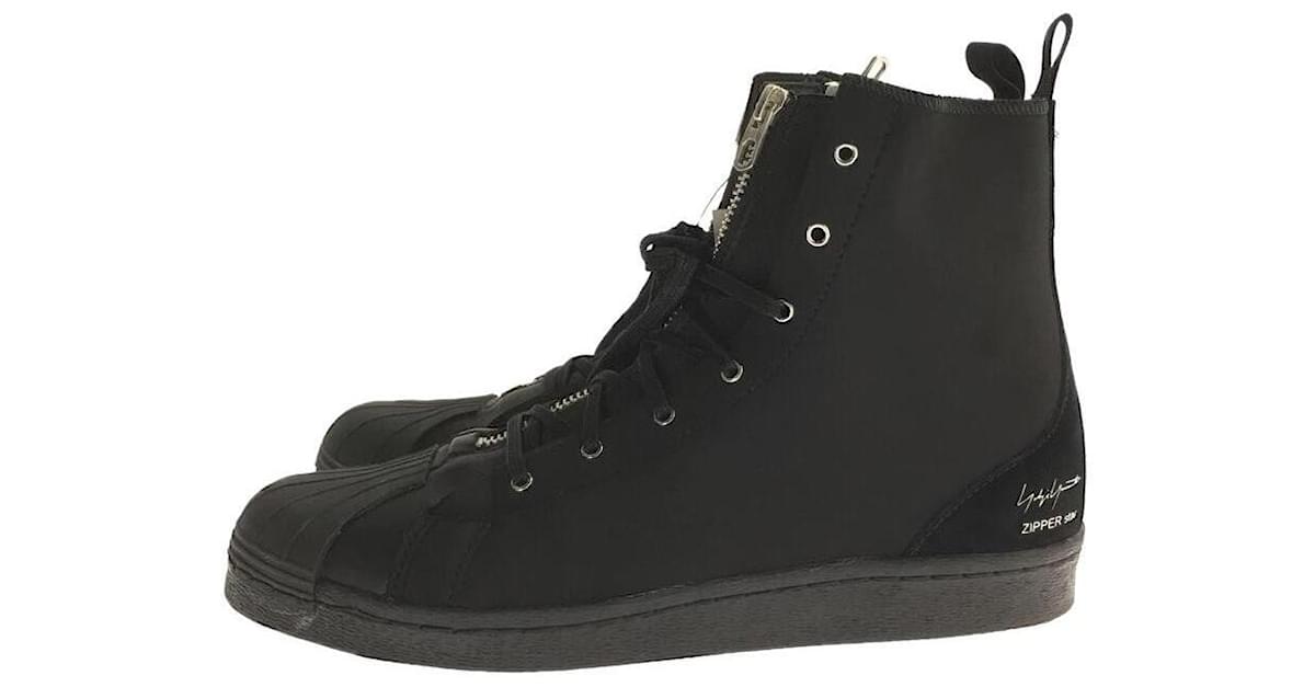 *adidas × YOHJI YAMAMOTO YY ZIPPER STAR MID/26cm/BLK Men's Black Suede  ref.706061 - Joli Closet