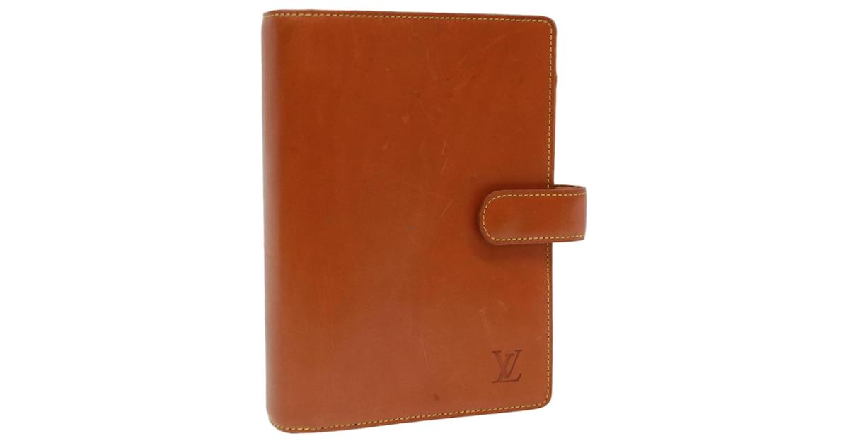 LOUIS VUITTON Nomad Agenda MM Day Planner Cover Brown R20105 LV