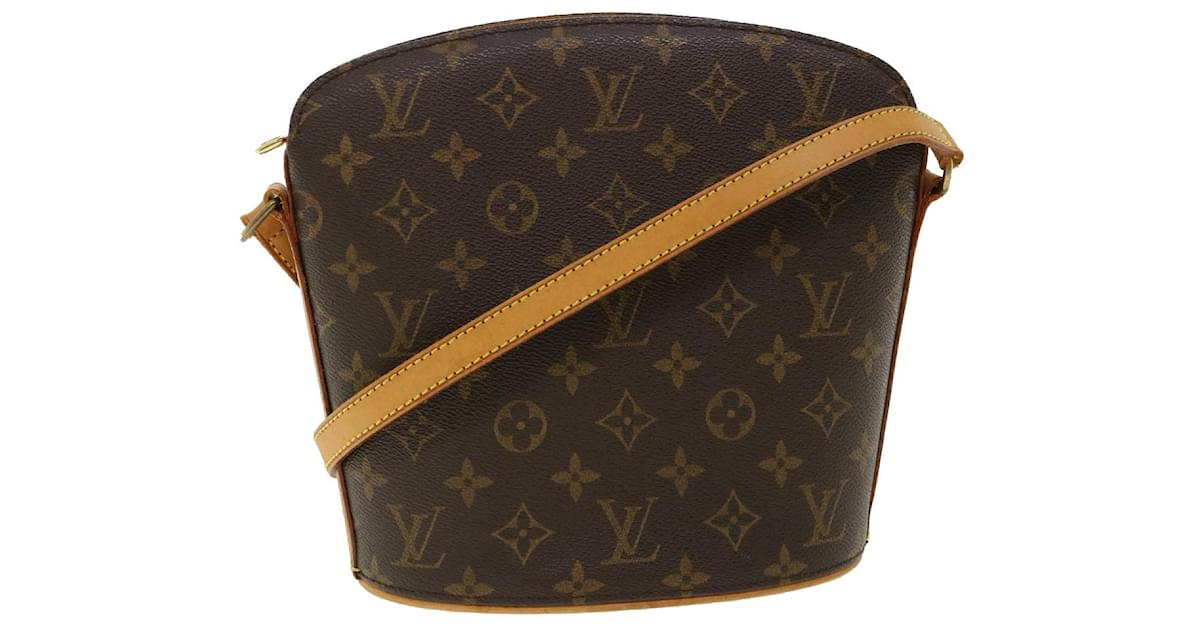 Louis Vuitton Monogram Canvas Drouot Shoulder Bag (SHF-18607) – LuxeDH