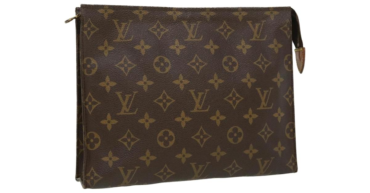 LOUIS VUITTON Damier Ebene Saint Louis Clutch Bag N51993 LV Auth yt497