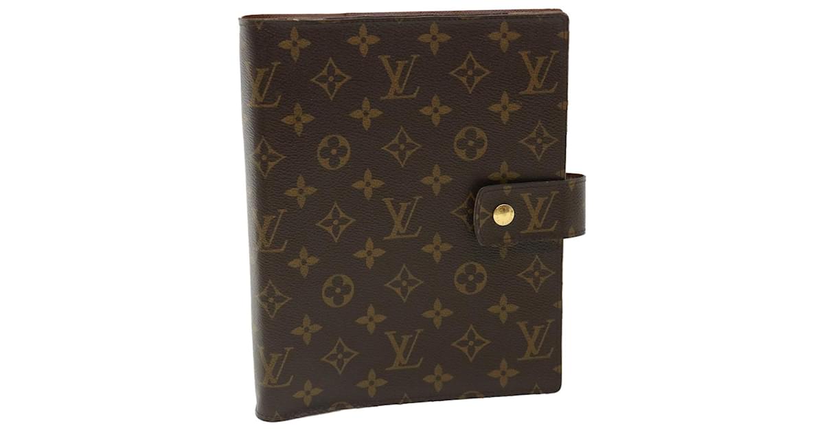 LOUIS VUITTON Monogram Agenda GM Day Planner Cover R20006 LV Auth yk5369  Cloth ref.710843 - Joli Closet