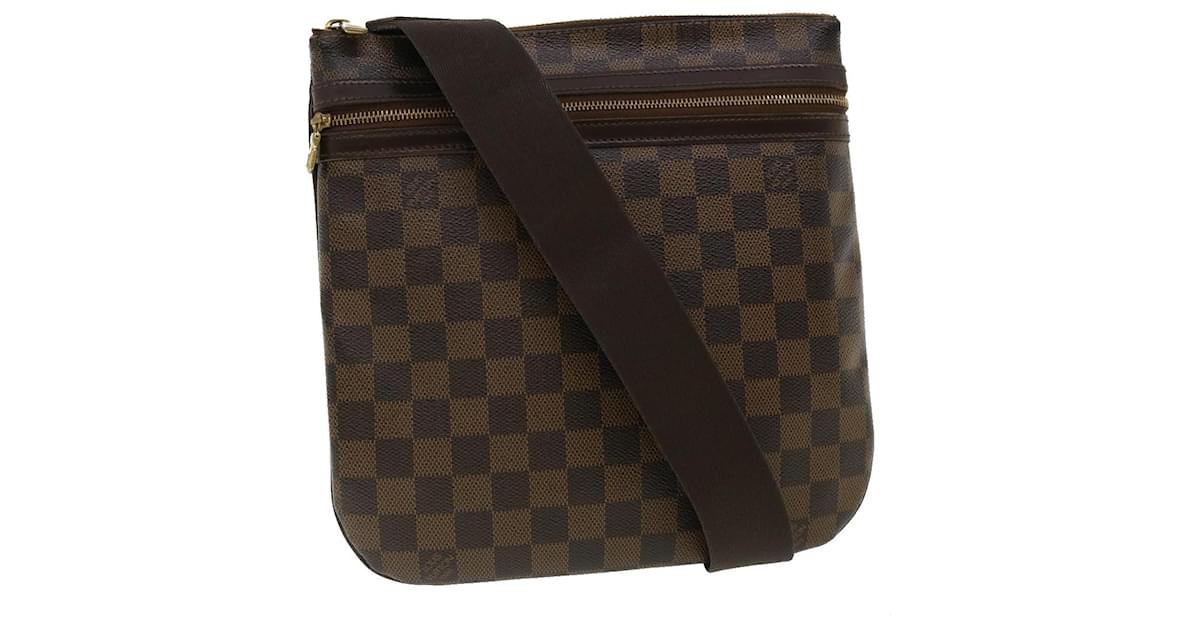 Auth Louis Vuitton Damier Pochette Bosphore Shoulder Bag N51111