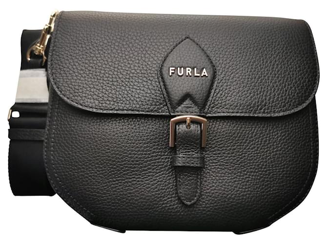 Furla Handbags Black Leather ref.711443 - Joli Closet