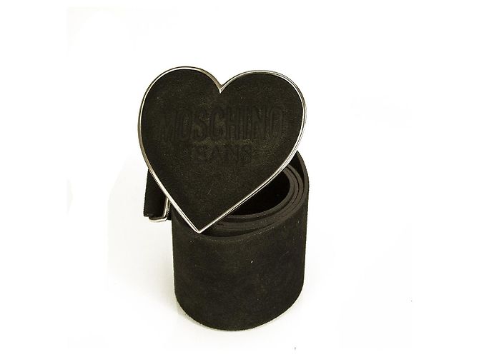 Ceinture Femme à Boucle Cœur – Cuir PU Réglable – Noir/rouge/café – Longueur 103 Cm – Style Personnalisé - 6