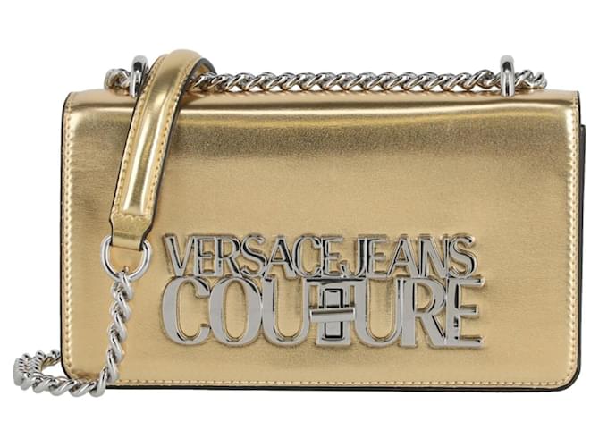 Versace Jeans Couture Versace Jeans Metallic Logo Crossbody Bag