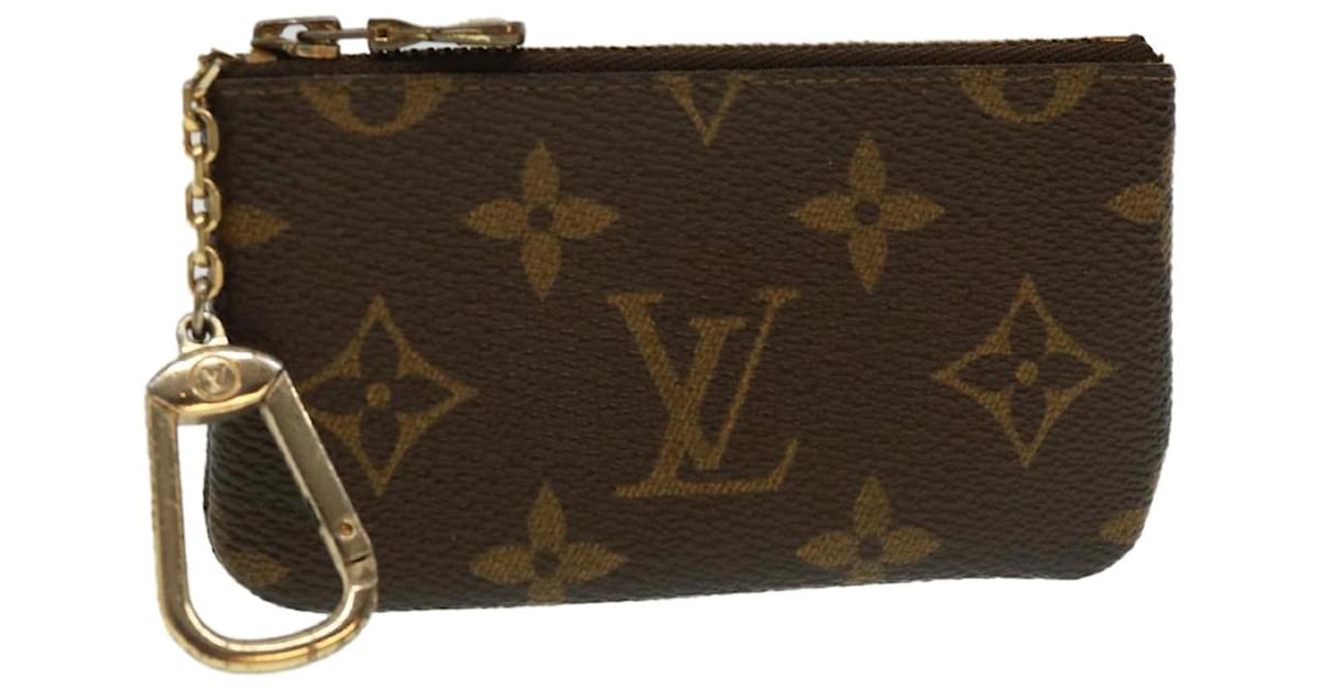 LOUIS VUITTON Monogram Pochette Cles Coin Purse M62650 LV Auth ep164 Cloth  ref.718468 - Joli Closet