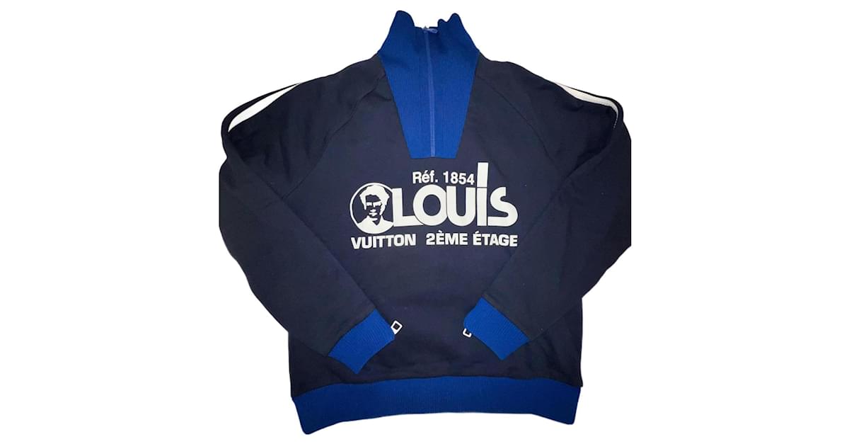 Pull Louis Vuitton Bleu taille M International en Coton - 33184258