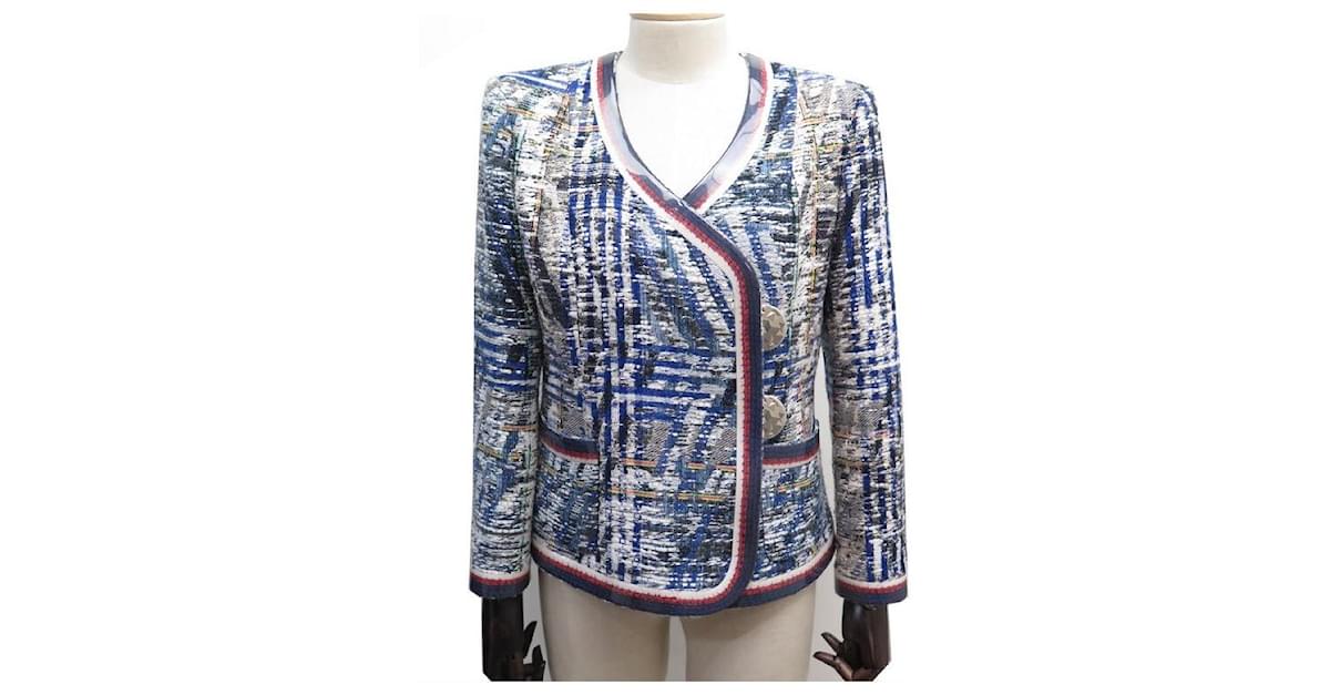 Jackets Chanel Chanel Coats T.fr 34 Cotton Size 34 FR