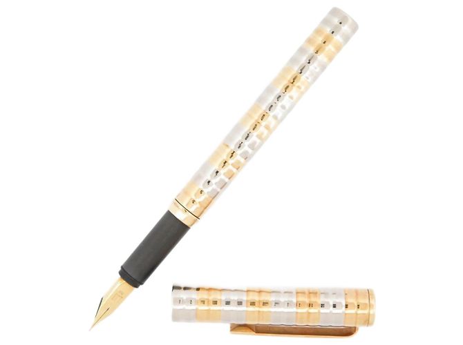 Lot De 3 Stylos Plume Waterman Vintage - Plume En Or 18K - Occasion