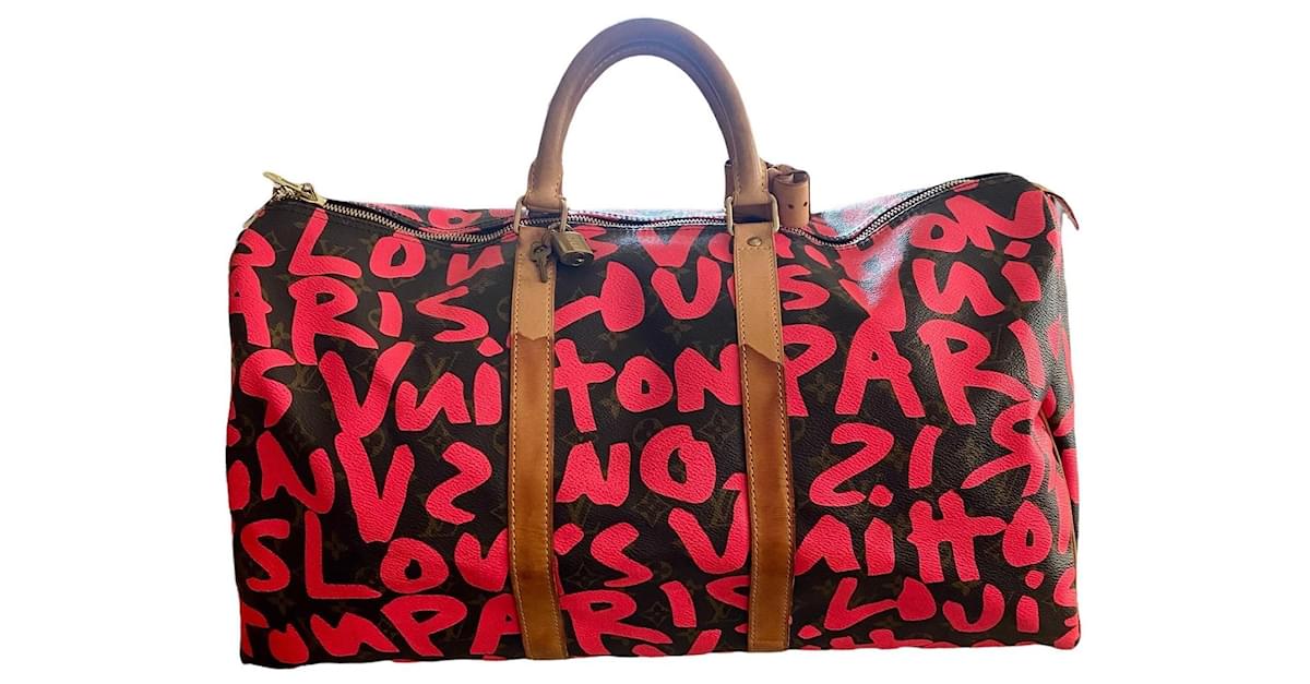 Louis Vuitton LV 24H Keepall Stephen Sprouse Multiple colors Cloth  ref.725990 - Joli Closet